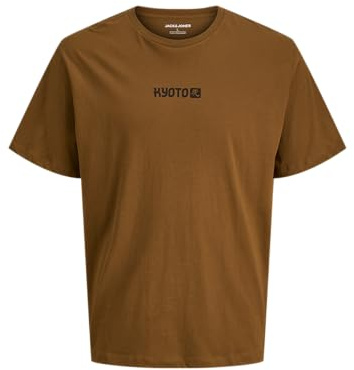 JACK & JONES Jjmiko Tee SS Crew Neck Pls - Plus Size, Monks Robe, 5XL