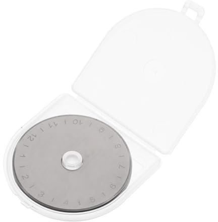 OSALADI 2 Series Cuchillo De Tela Giratorio Cuchillo Giratorio Redondo Reemplazo Hojas Cortador Acolchado Círculo Corte Cuchillas Giratorias Cuchillas Redondas Plata -7 10 Piezas*2