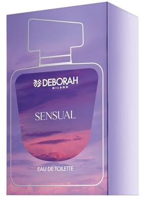 Deborah Milano - Eau de Toilette Sensual, Profumo Donna, Fragranza Ambrata e Fiorita, 100 ml