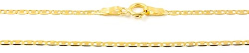 Monde Petit Gelbgold Kette Valentino 18k 1.4 mm - Geschenkbox - Garantiezertifikat