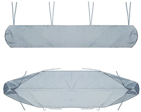Schutzhülle Für Markisen Abdeckung, Markisenabdeckung Abdeckplane Schutzhülle Markisenschutzhülle Rain Canopy Storage Bag UV-Zelt Wasserdicht Und Staubdichte Abdeckung (2.5m/ 8.20ft,Silber)