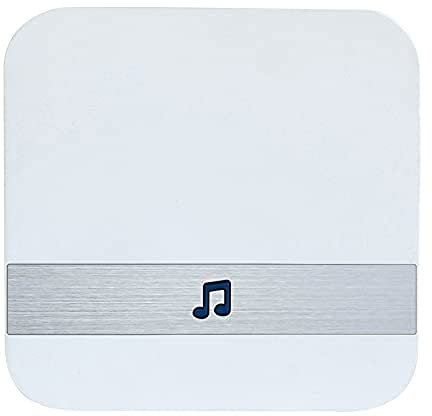 Sonnette Ding Dong, Sonnette Ding Dong sans Fil WiFi Accessoires De Récepteur De Sonnette Vidéo Intelligente pour Une Utilisation en Intérieur Blanc Prise UE