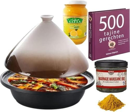 Cuilina pacchetto tajine - ricettario - Limoni marinati marinata - confezione regalo