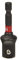TA-VIGOR 50mm Socket Spanner Insert, 1/4 Inch Hex to 1/2 Inch Square for Impact Drivers Red