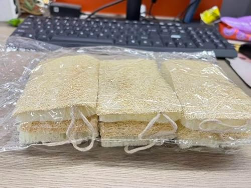 Esponja de Cocina, 6 Piezas Estropajo Ecologico, Esponjas de Celulosa para Platos, Resistente a los arañazos, Esponja de Limpieza de Doble Cara para Lavar Platos
