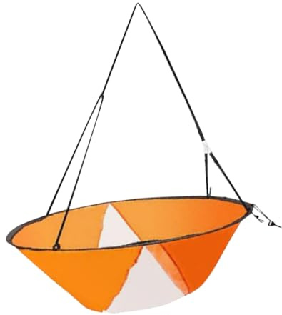 DECORNIJIA Voile de Kayak Pliable Orange pour Bateaux Gonflables et Canoës Accessoire Multifonctionnel pour Navigation Facile et Protection UV