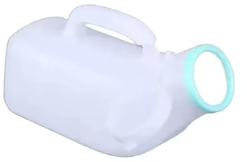Bouteilles d'urine pour homme - 1 200 ml - Anti-fuite - Portable - Urinoir pour homme - Pour voyage, urgence, soins de voiture, hôpital