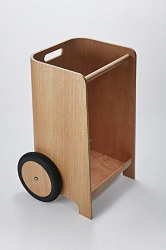 Kaminholzwagen Schlepperfahrer | aus Buchenformholz | Brennholzwagen | Eiche/Buche