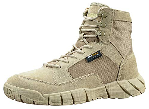 YEVHEV Tactical Schuhe Herren Leichte Militär Stiefel Ultralight Sportschuhe Verschleißfest Militärstiefel für Camping,Wandern,Sport,Outdoor (SAND, Erwachsene, 45, Numerisch, EU Schuhgrößensystem, M)