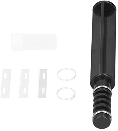 Herramienta de Cuchillo de Cordón de Cuero, Cortador de Tira de Cuero de Bricolaje con 3 Cuchillas, Material ABS, Suministros de Artesanía de 2,5 a 5,5 mm para Pulsera