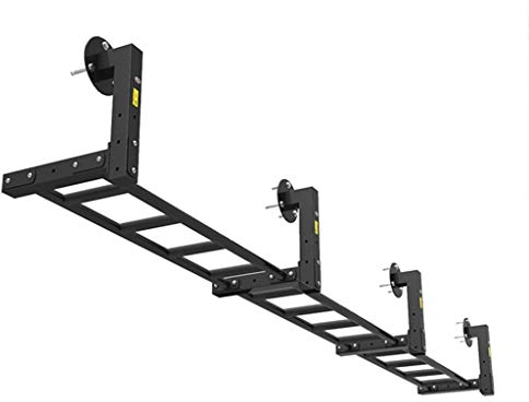 Klimmzugstangen Fitness-Reckstange, wandmontiert, siamesische Klettergerüste, Krafttrainingsgeräte für den Innen- und Außenbereich im Fitnessstudio, Belastung 900 kg, 314 x 32 x 35 cm