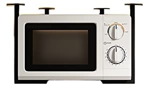 Carrito Cocina Horno de cocina minimalista, nuevo tipo, horno microondas sin perforaciones, almacenamiento, colgador vacío, marco colgante, proyector, host de Audio Estanteria cocina almacenamiento (