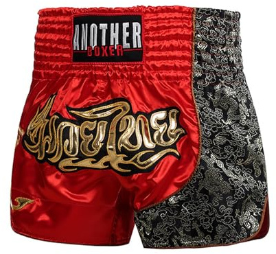 ARIASS Pantalones cortos de Muay Thai, pantalones cortos de MMA para entrenamiento y kickboxing, pantalones cortos de entrenamiento de lucha de boxeo, pantalones cortos de gimnasio para hombres, mujer