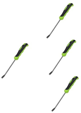 OSALADI 4 Piezas Herramientas De Deshierbe Herramienta Suelta del Suelo Herramientas para Quitar Malas Hierbas Herramienta para Sacar Malas Hierbas Extractor De Malas Hierbas Caucho