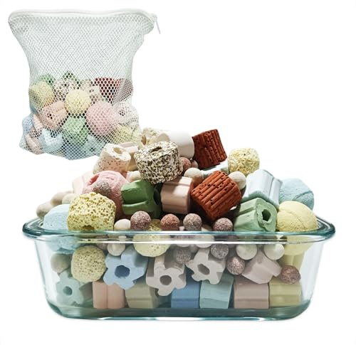 Aquarium Filter Media Combo Set for Crystal Clear Water – Supports Nitrogen Cycle – Multi-Format Bio & Chemical Media for Freshwater, Saltwater, Pond & Canister Filter (Bio Media, 1.1lb Bio Media)