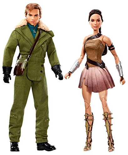 Barbie DWF48 - Wonder Woman Paradise Island Giftset - Princess of The Amazons - Wonder Woman and Steve Trevor