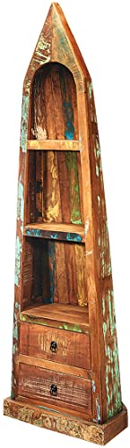 Kobolo Bootsregal Regal Bootform Vintage Boat aus FSC zertifiziertem Holz