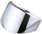 Jia Kuang Helm Vizier, FF399 Valiant Motorradhelm Visier Extra Linse Smoke Rainbow Silver Linse Nur Für LS2 FF399 Moto Helm LS2 Visier (Color : E)
