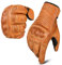 aaasportx Motorrad Handschuhe Herr Leder mit Touchscreen Funktion - Protektoren Motorradhandschuhe Herren & Damen für Sommer – vollfinger Leder Handschuhe mit rutschfesten Pads schwarz (XL)