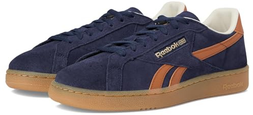 Reebok Club C Grounds Sneakers, Vector Navy/Dark Ginger/Reebok Brass, 11.5 Women/10 Men