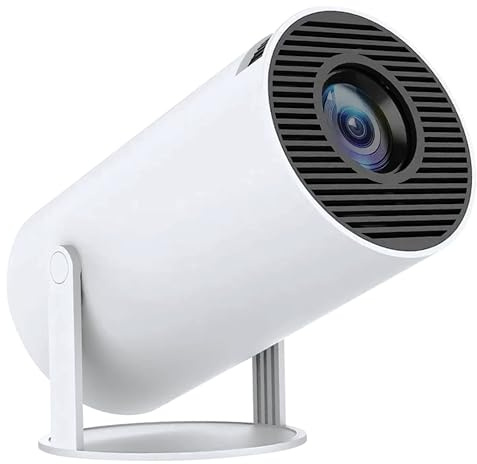 Phantom® Mini Projector With Android 11.0, Wifi 6, BT5.0, Automatic Keystone Correction, 180 Degree, 130 Inch Display for Phone/PC/Lap/PS5/Stick - 4K Cinema HDMI