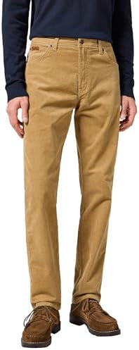 Wrangler Herren Jeans Texas Slim Fit Jeanshose, Tigers Eye,32W / 34L
