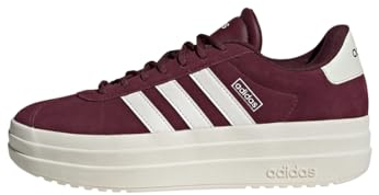 Adidas Damen Vl Court Bold Schuhe, 39.5 EU, Kastanienbrauner Kern, Weiß, gebrochenes Weiß, 39 1/3 EU