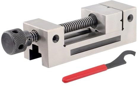 Máquina de perforación y rectificado de tornillo de banco de alta precisión, tornillo de banco plano manual de 2 pulgadas, 1 pieza