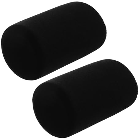 Genérico 2 Piezas Protectores Antiviento Protección contra y Salpicaduras para Micrófono K688, Funda de Negra Flocada, Filtro Antipop para Grabación Adecuado para Karaoke y Dj