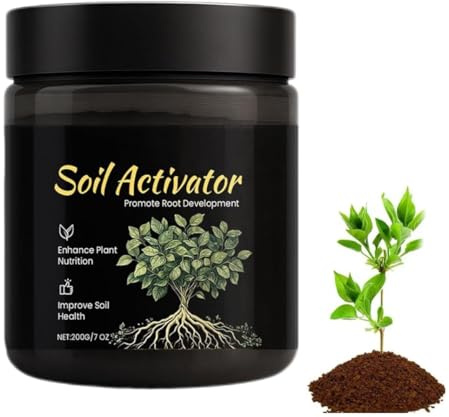 Attivatore del Suolo, Attivatore per Piante, Attivatore e Fertilizzante Organico, Ideale per Ortaggi, Fiori e Tutte le Piante da Giardino (1 pezzo)