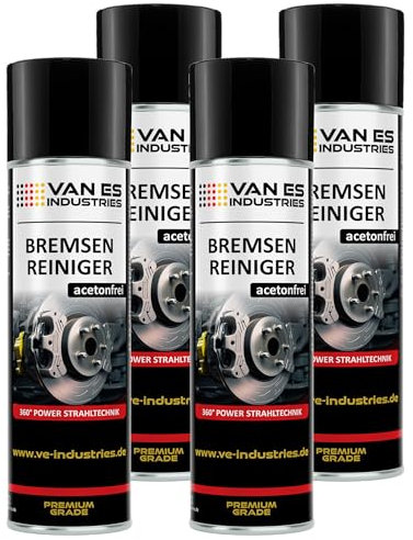 VE-INDUSTRIES Bremsenreiniger 500ml 360° Power-Strahltechnik Teilereiniger Entfetter Sprühdose Acetonfrei Spraydose (4)
