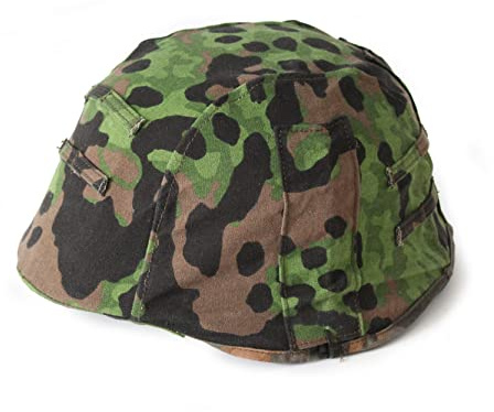 WW2 WWII M35 Helmet Cover Double Side Reversible Oak Camo Reproduction