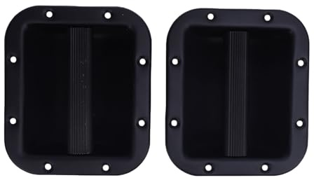Annadue Högtalarskåphandtag, Utbyte Av Metallhögtalarhandtag för PA -system, Lådor med Stora Scenhögtalare, Förstärkare Skåp, 178 * 152mm