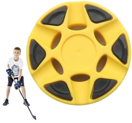 Golvhockey puckar, hockeypuck hockeypuckar med slätt utseende | Puck-träningstillbehör med sex-Bumpdesign, stabil professionell ishockeyutrustning för inomhus- och utomhusbruk