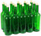 Weinflasche 750 ml ohne/mit Korken Glasflasche Leere Flasche Likör Wein 3 Farben (8 STK. mit Korken, Grün)