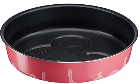Tefal Chefclub by Tefal Moule à manqué embossé souris Rose, Noir, Rouge, 24 cm