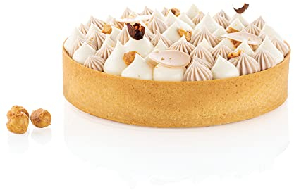 Silikomart | Anello Microforato in TPLUS+, Confezione da 1 Anello per Torta Rotonda, Ø 160 h 35 mm, Made in Italy