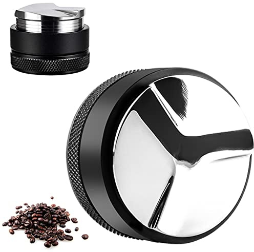 51 mm kaffeutjämnare espresso nivå verktyg kaffefördelare 58 mm kaffefördelare och bryggare tillbehör baristatillbehör droppbehållare distribution 304 rostfritt stål halkfri avtagbar (58 mm)