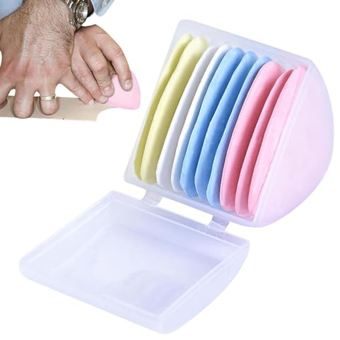 Gesso da sarto | 10 pennarelli colorati per tessuto, per cucito, cancellabili a caldo, gessetti colorati per sartoria, gessetti da sarto, pennarelli per tessuti per la realizzazione di vestiti,