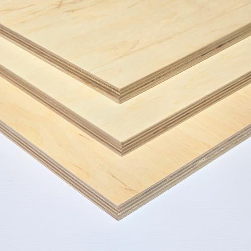 AtHaus® Multiplex 12mm | Sperrholz Zuschnitt | Birkensperrholz für DIY-Projekte, Basteln, Modellbau & kreative Holzarbeiten | Holz Platten | In individuellen Größen erhältlich: 180x50 cm