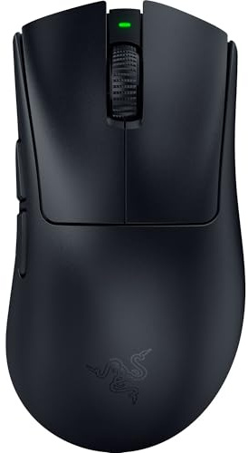 Razer DeathAdder V4 Pro - Ultra-lightweight Wireless Ergonomic Esports Mouse - 56g - 2,4 Ghz Hyperspeed - Focus Pro 45K Sensor - 8K Hz Polling - Optical Switches Gen-4 - PC/Mac | Black