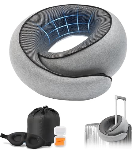 LuminaVerde Neck Pillow Aeroplane, Neck Support & Travel Pillow, Cushion For Adults Aeroplane And Travel