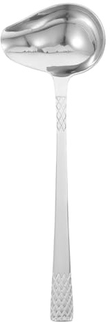 DIYEAH Mestolo per Zuppa in Acciaio Inox 304 con Beccuccio Versatore, Cucchiaio per Salsa e Sughi da Cucina, Utensile Multiuso per Casa e Ristorazione, Resistente e Facile da Pulire