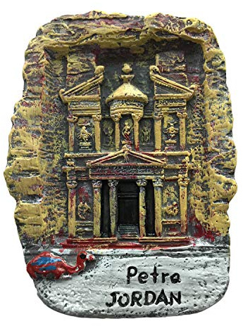 Petra Jordan 3D Refrigerator Magnet Travel Sticker Souvenirs,Resin Home Decoration Petra Jordan Fridge Magnet