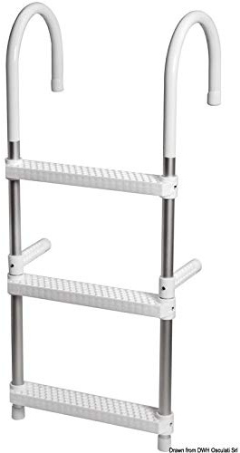 OSCULATI Scaletta Eco telescopica per plancetta 5 gradini