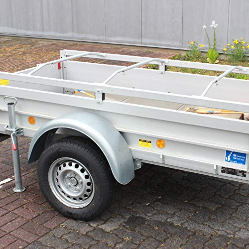 TRUTZHOLM 3X Alu-Bügel für Anhänger Flach-Planen verstellbar 1065-14580mm Planenstütze