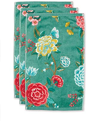 Pip Studio Gästetuch-Set Good Evening 3X Farbe Grün, Größe 30x50 x 3