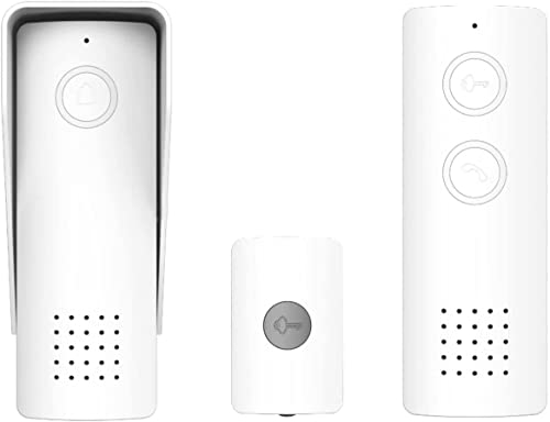 AntDau71® - Citofono Wireless WiFi Senza Fili da Esterno, Campanello Monofamiliare, Interfono Casa, Parla e Ascolta, Batterie, Portata 300m – RL-0518L - CW754