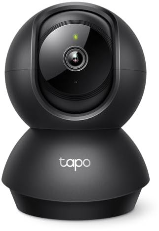 Tapo C211-2K Pan/Tilt Cámara de Seguridad Interior para Monitor de bebé-cámara de Mascotas-Detección de Movimiento y Seguimiento-Funciona con Alexa y Google,Admite Tarjeta SD hasta 512 GB