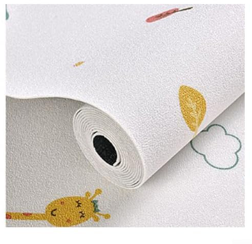 Carta da parati impermeabile, pannelli da parete 3D, autoadesivi, goffrati, carta da parati ruvida impermeabile per cucina, soggiorno, camera da letto dei bambini, soffitti e bagno, 50 x 300 cm (cervo